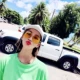 Phiên bản Hàn Quốc của kính râm retro retro retro nữ kính trong suốt màu vàng chuỗi kính nam 2019 kính chữ v