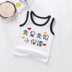 Childrens vest bông 2020 sling mới mùa hè bé mỏng single đầu nam và bé gái không tay shoulderless. 