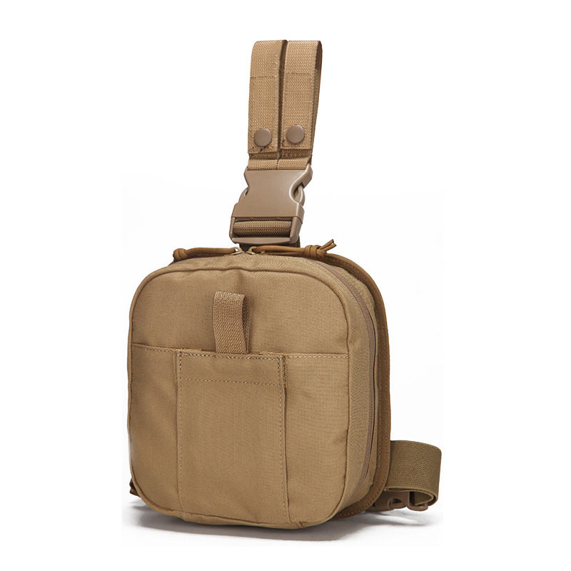 Outdoor Versatile MOLLE Accessories Pouch Kit Tie Leg First Aid Medical Bag Waterproof Abrasion Resistant