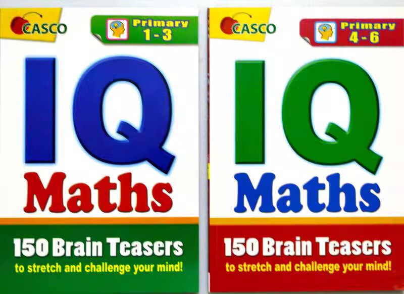新加坡数学脑筋急转弯谜题书,如何提升你的MATHS IQ?-考试类原版书-淘宝好物网