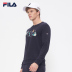 Áo len nam Fila Fila 2018 mùa thu mới áo len áo thun nam áo len thể thao nam áo hoodie đỏ Thể thao lông cừu / jumper