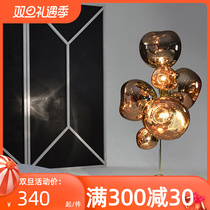 Simple post-modern sales office lobby exhibition hall moon light luxury volcanic lava vertical Tom Dixon floor lamp