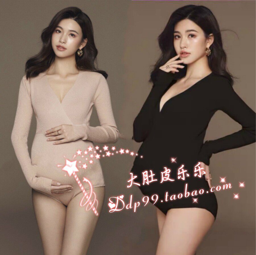 753 Photos Gallery Sexy New Pregnant Woman Themed Private Room Photo Clothing Pregnancy Mommy Writing True V Collar Knit Sweaters