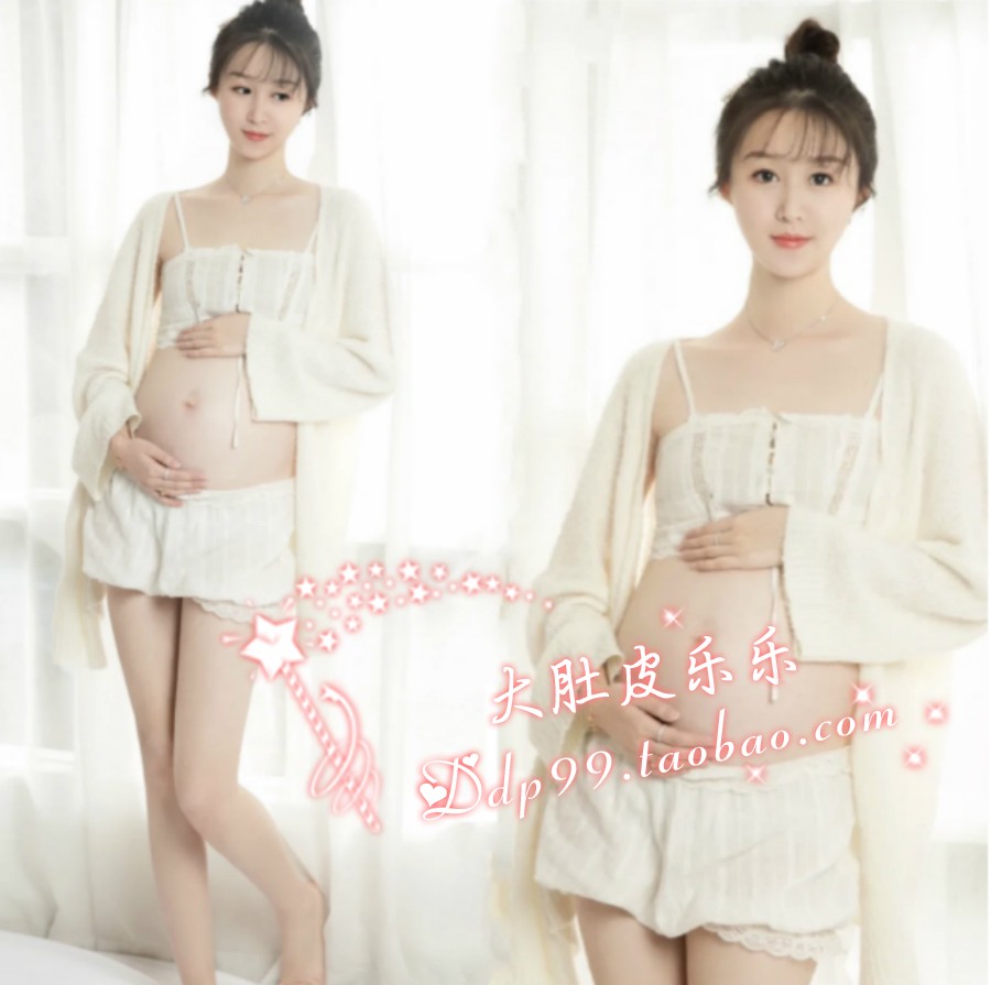 832 days with small frescoed pregnancy photos Big belly Mummy clothes out of the rental photo gallery to take a pregnant woman's clothes