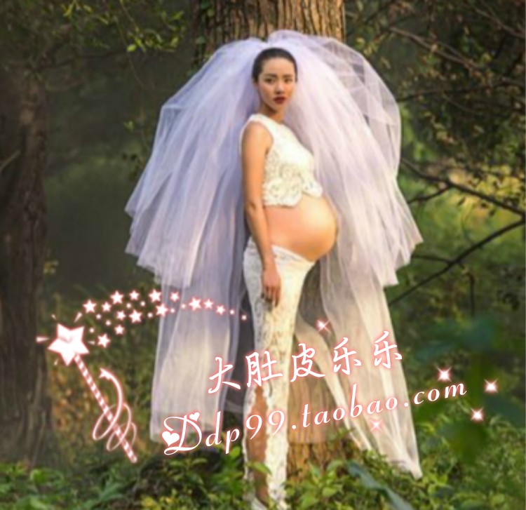 Phụ nữ mang thai ảnh phụ nữ cho thuê ảnh chụp ảnh studio chụp ren trắng thời trang bà bầu ảnh bụng chụp ảnh phù hợp với váy đầm bầu công sở dáng dài