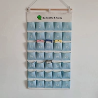 Синяя сумка для карточек АА с 35 карманами