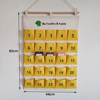 Желтая сумка для карточек АА с 25 карманами.