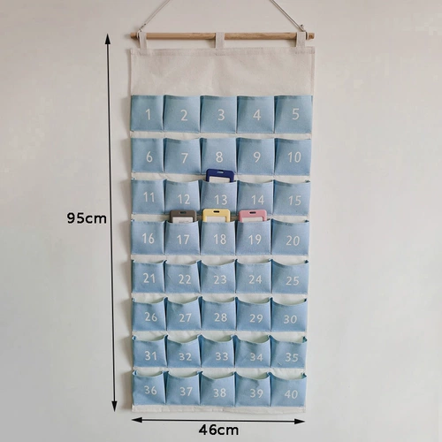 Подвесной органайзер для детского сада, медицинская маска, коробочка для хранения, карточки, сумка для хранения, увеличенная толщина, можно стирать