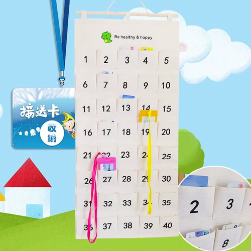 Сумка для хранения для детского сада, подвесной органайзер, система хранения, стенд, коробочка для хранения, для удостоверения личности