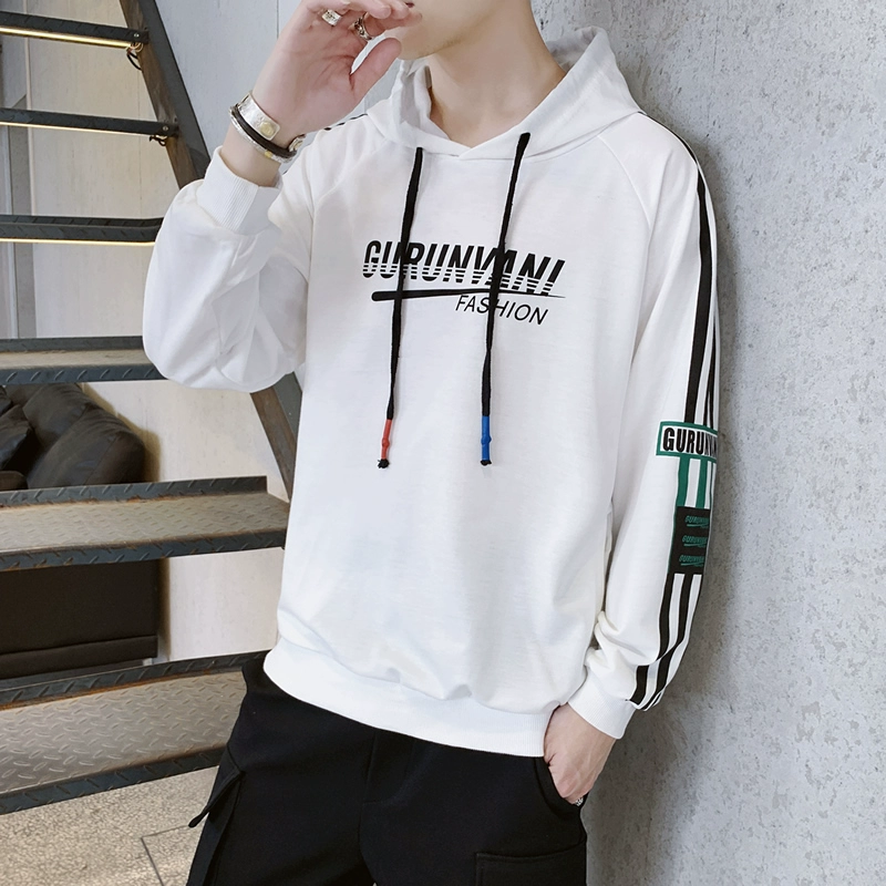 Áo len nam mùa thu 2019 cho nam trẻ trung hoodie phiên bản Hàn Quốc của xu hướng quần áo thường xuân và áo khoác nam mùa thu - Áo len