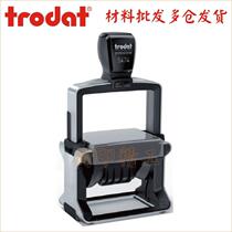 Zhuoda 5474 date seal material wholesale adjustable date flip heavy duty ink seal 60x40mm not lettering