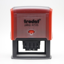 Zhuoda 4726 ink seal printty Trodat ink date seal material wholesale 75x38mm not lettering