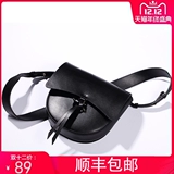 Универсальная сумка на одно плечо, демисезонная небольшая сумка, из натуральной кожи, 2019