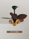 American Retro Fan Lamp, Vintage Restaurant Lamp, 2026 New Model, High-End Dining Table Lamp, Bedroom Home Ceiling Fan Lighting Fixture