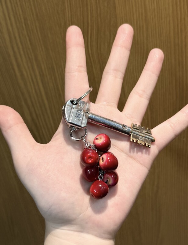 Apple Momo•Apple Keychain Creative Keychain Car Keychain Bag Accessory New Year Gift Apple Momo•Apple Keychain Creative Keychain Car Keychain Bag Accessory New Year Gift