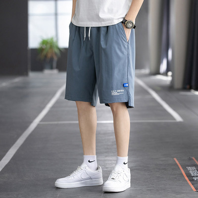 夏季休闲裤男士短裤修身中裤青年沙滩裤运动韩版五分裤子5分潮流
