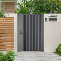 铝合金庭院门别墅花园门户外庭院大门铁艺入户门室外花园栅栏门