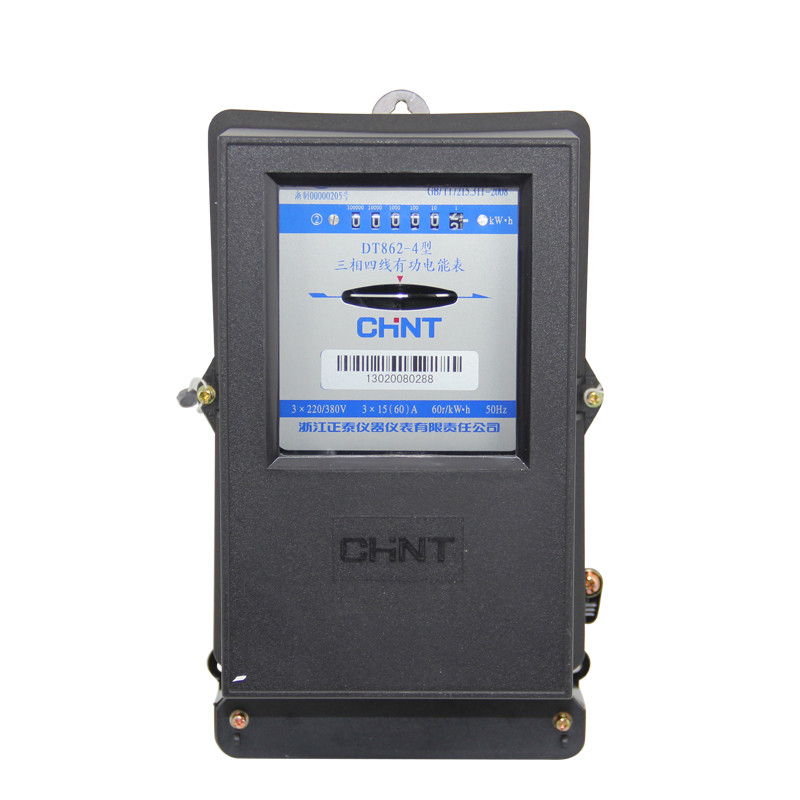 Chint Meter DT862-4 Energy Meter 3*15-60A Three-Phase Mechanical Meter