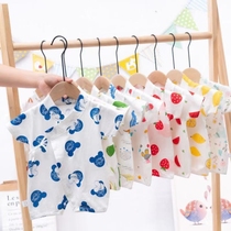 baby spring autumn long sleeve gauze newborn baby clothes pure cotton thin long sleeve boneless monk clothes