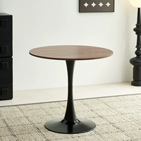 [60 круглых ореховых цветов] Тюльпановые черные ножки