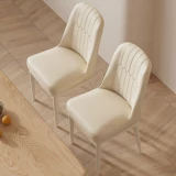 Кремовый минималистичный современный дизайнерский стульчик для кормления для домашнего использования, изысканный стиль