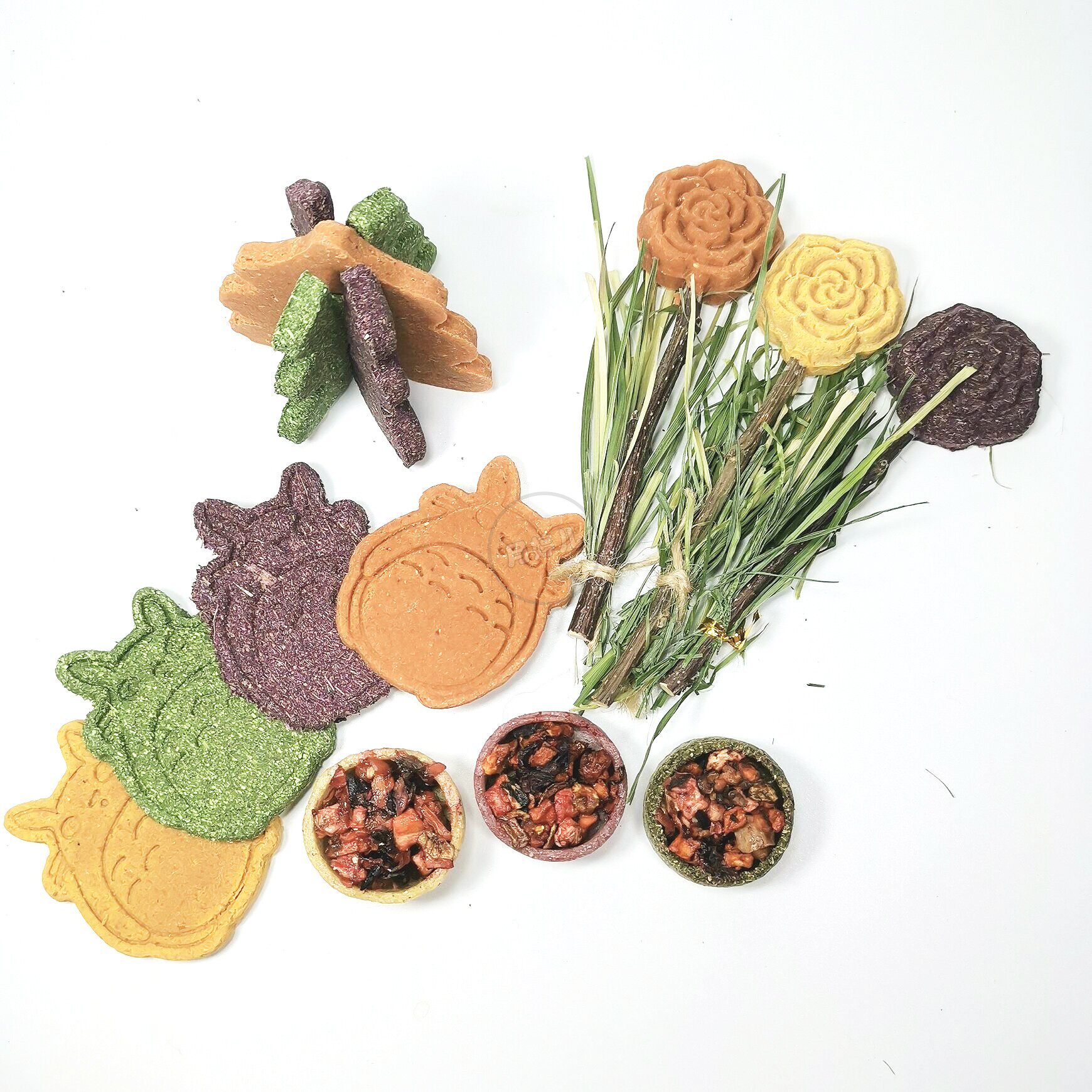 Cake Flower Egg Tart Christmas Tree Timothy Alfalfa Rabbit Dragon Gunpig Ground Mouse