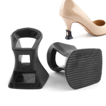 Anti-slip wear-resistant round U-shaped fine heel heel cover High heel heel protective cover Anti-depression anti-abnormal sound heel cover
