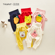 0-1 4-year-old baby pants autumn men and women Baby Big pp pants cartoon toddler pants Spring and Autumn Tide