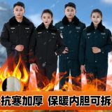 Зимняя утепленная короткая универсальная защищающая от холода куртка подходит для мужчин и женщин, комплект, пуховик