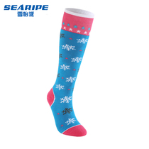 SEARIPE Snow Yi sent men and women ski socks stockings outdoor socks Ski socks thickened warm high tube