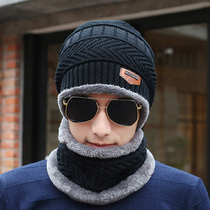 Warm Knit Wool Line Winter Cap Han Tide Fashion Youth Outdoor Riding Ski Hat Sleeve Headgear Neck Windproof