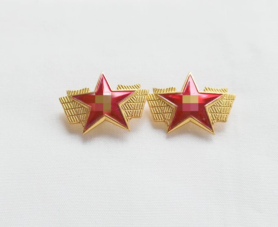 Retired old-fashioned collar flower 87 type empty collar flower collar emblem Last century inventory old goods badge rare collection treasures