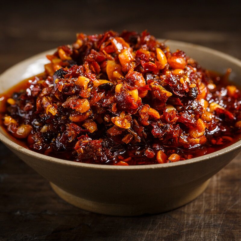Chen Eryang Sichuan Beef Sauce Farmhouse Homemade Chili Sauce Super Spicy Chongqing Lower Meals Spiced with Garlic Sauce with Spicy Sauce
