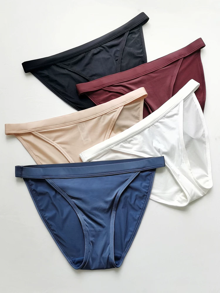 Silk sexy comfortable pants, breathable solid shorts, European style, simple cut, plus size