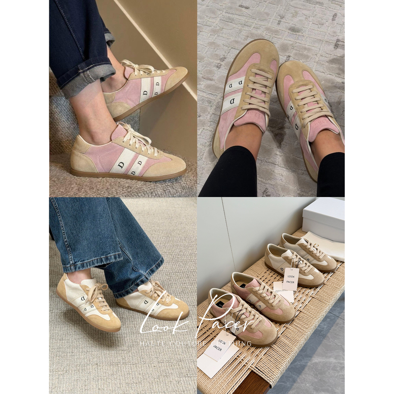 Look Pacer Retro German Training Shoes for Women 2026 Summer New Khaki Suede Sports Casual Sneakers Look Pacer Retro German Training Shoes for Women 2026 Summer New Khaki Suede Sports Casual Sneakers