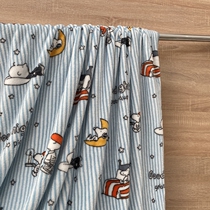 New cartoon character Snoopy printed double-sided flannel fabric Childrens pajamas clothing home clothing fabric