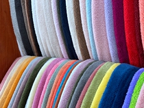 74#-97#蜂黄色 bright peach color thick blue turquoise thickened double-sided suede suede cotton suede pyjamas clothing fabric