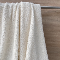 Solid color thickened bubble velvet autumn and winter pajamas pajamas pants lining cloth warm jacket Toy DIY plush fabric material