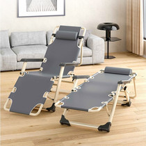 Recliner folding lunch break single portable small outdoor nap foldable outdoor pregnant woman chair light small recliner