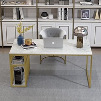 Rock board desk long desk electric competition desk computer desk living room simple Nordic luxury desktop industrial desk