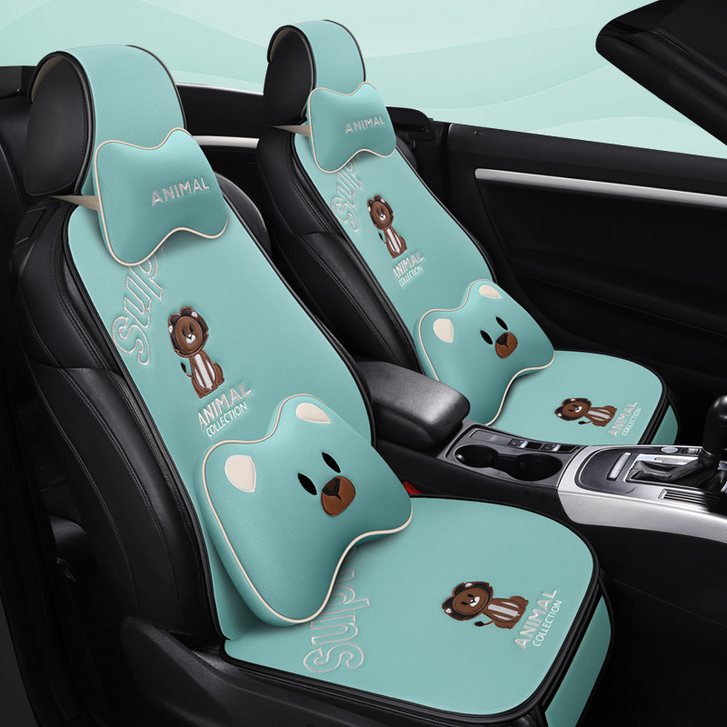 Comfortable car seat cushion car seat ventilation breathable single-piece? Seat cushion creative cartoon car seat cushion