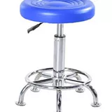 Барный стул, вращающийся табурет с подъемником, металлический модный компьютерный вращающийся стул, кожаная спинка, кресло-коляска, стул для красоты, парикмахера, макияжа