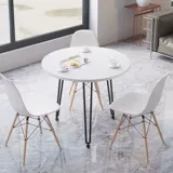 Круглый стол, обеденный стол, обеденный стул, комбинация стола для переговоров и стульев, современный простой балкон, небольшой журнальный столик, обеденный стол для маленькой квартиры, дома