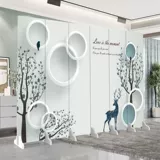 Северный экран перегородка гостиная обложка мобильная складывание мобильной минималистской современной спальни домохозяйство двойное