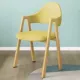 Стул трапециевидной формы из ткани желтого светлого дерева [самая продаваемая модель] начиная с одного комплекта (единая цена)