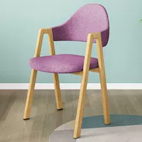 Стул трапециевидной формы из ткани фиолетового светлого дерева [выпущена новая модель] От одной штуки (единая цена)
