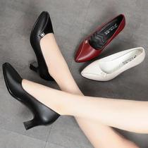Martha Feili big thick feet 2021 spring and summer new womens square heel heels