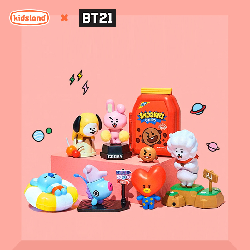 Bt21 Functional Dolls Children's Toys Girl Figures Creative Ornaments Interactive Full Set Dolls Tata Official Collection