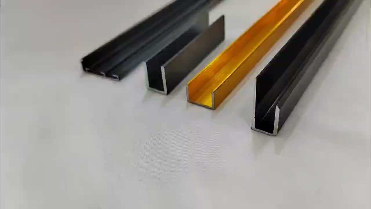 Extrusion Aluminum Profiles U Channel Aluminium U Extrusion Profiles