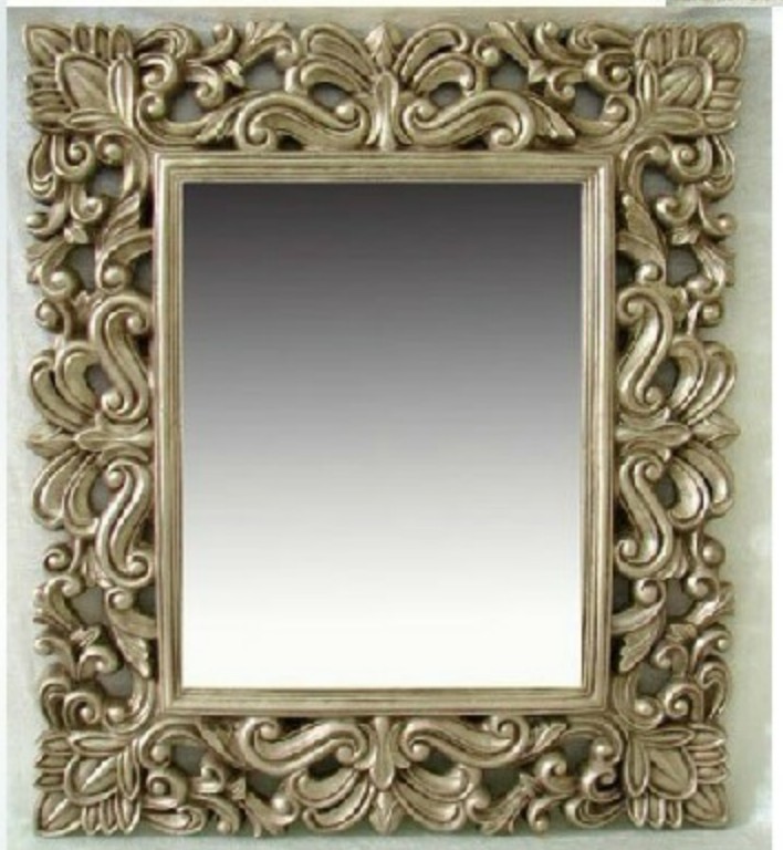 Eurostyle New Square Mirror Retro Home Wall Trim Mirror Bathroom Mirror Dressing Goggles Wear Mirror Genguan Mirror-Taobao